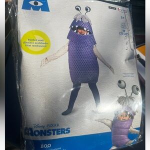 Disney Monsters Inc Boo purple Halloween Costume Toddler Kids 3T/4T